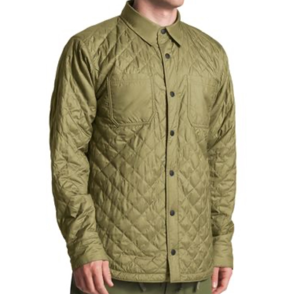 The North Face Fort Point Insulated Flannel Shirt jacket green Small